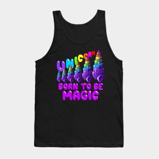 Unicorns are real, evolution ed. Tank Top